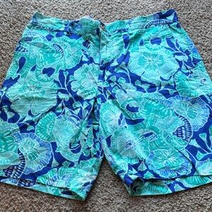 Lilly Pulitzer men’s Bermuda Floral Shorts size 34 ‘Beaumont’